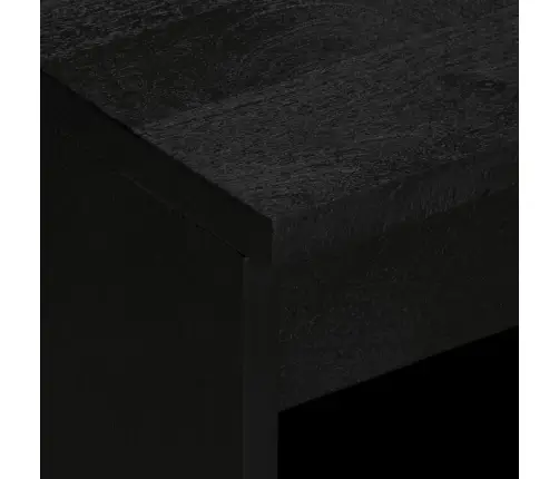 Kumode, Melna, 60X33X75 Cm, Inženierijas Koks Vidaxl