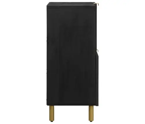 Kumode, Melna, 80X33X75 Cm, Inženierijas Koks Vidaxl