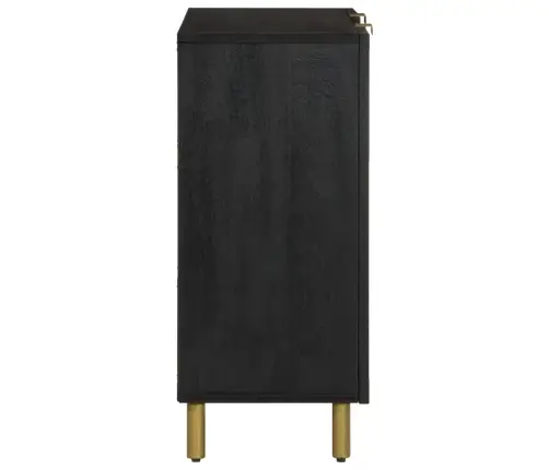 Kumode, Melna, 90X33X75 Cm, Inženierijas Koks Vidaxl