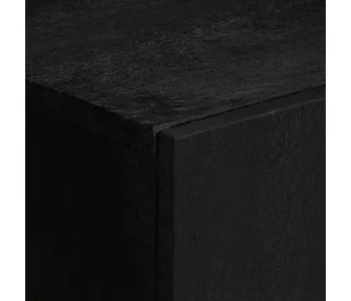 Kumode, Melna, 90X33X75 Cm, Inženierijas Koks Vidaxl