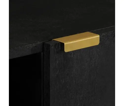 Kumode, Melna, 90X33X75 Cm, Inženierijas Koks Vidaxl