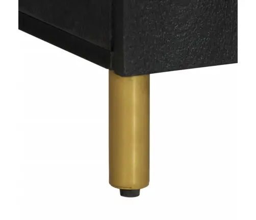 Kumode, Melna, 90X33X75 Cm, Inženierijas Koks Vidaxl