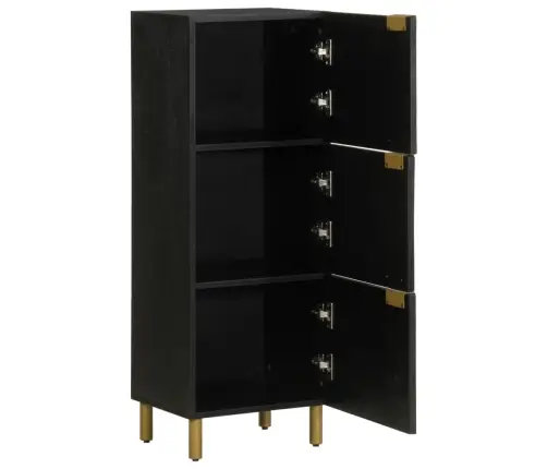 Augstais Skapītis, Melns, 40X33X110 Cm, Inženierijas Koks Vidaxl