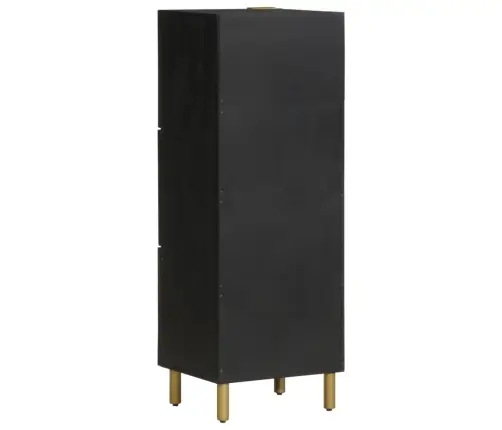Augstais Skapītis, Melns, 40X33X110 Cm, Inženierijas Koks Vidaxl