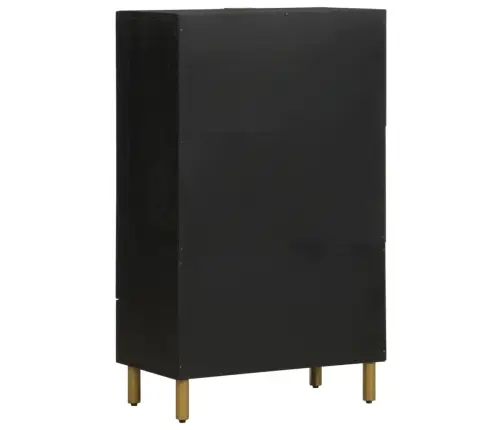 Augstais Skapītis, Melns, 60X33X100 Cm, Inženierijas Koks Vidaxl