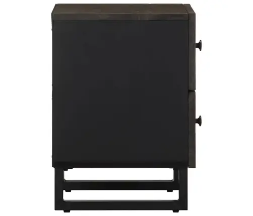 Öökapid 2 Tk, Must, 40 X 33 X 46 cm Mangopuit