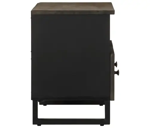 Televizoriaus Spintelė, Juoda, 70X33X46cm Mango Masyvas