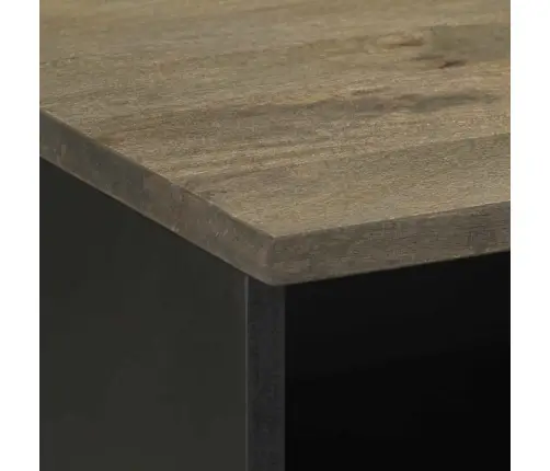 Televizoriaus Spintelė, Juoda, 70X33X46cm Mango Masyvas