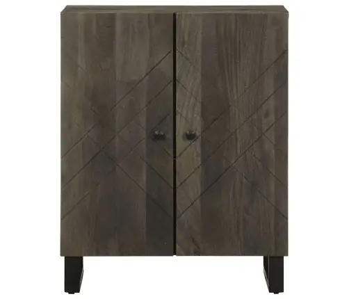 Kumode, Melns, 60X33X75 Cm, Mango Masīvkoks Vidaxl