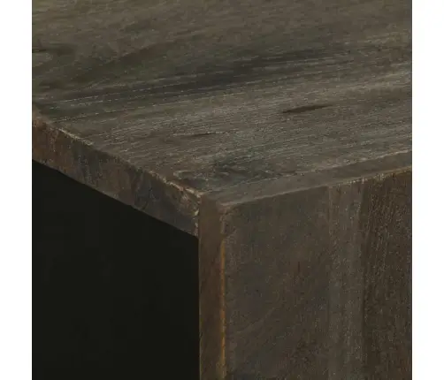 Kumode, Melns, 60X33X75 Cm, Mango Masīvkoks Vidaxl