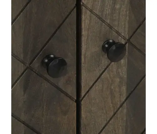 Kumode, Melns, 60X33X75 Cm, Mango Masīvkoks Vidaxl