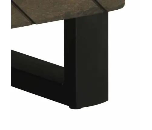 Naktsskapītis, Melns, 40X33X46 Cm, Mango Masīvkoks Vidaxl