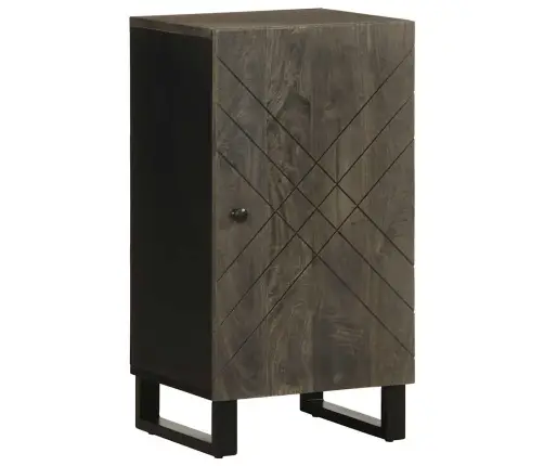 Kumode, 40X33X75 Cm, Melns, Mango Masīvkoks Vidaxl