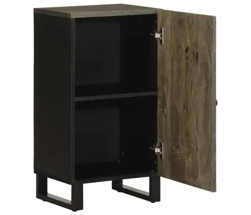 Kumode, 40X33X75 Cm, Melns, Mango Masīvkoks Vidaxl