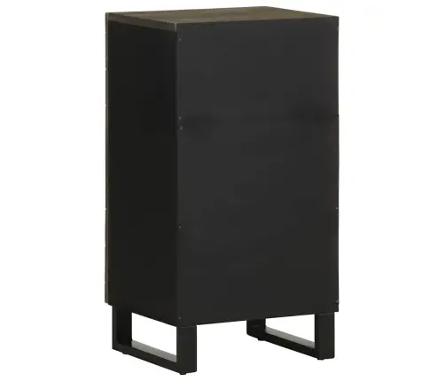 Kumode, 40X33X75 Cm, Melns, Mango Masīvkoks Vidaxl