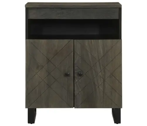 Kumode, Melns, 60X33X75 Cm, Mango Masīvkoks Vidaxl