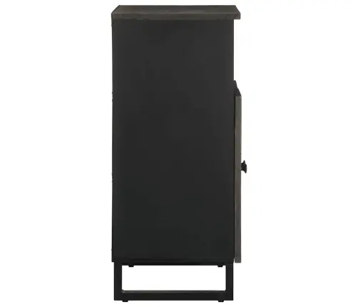 Kumode, Melns, 60X33X75 Cm, Mango Masīvkoks Vidaxl