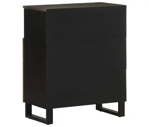 Kumode, Melns, 60X33X75 Cm, Mango Masīvkoks Vidaxl