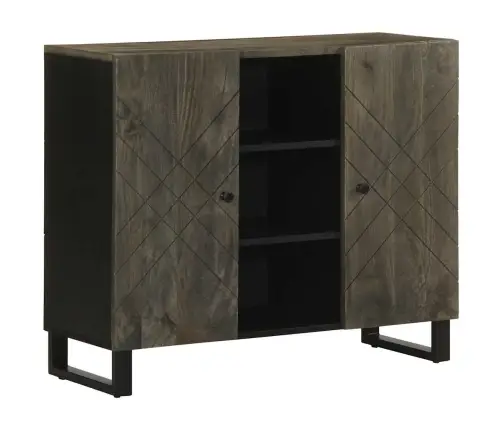 Indauja Juoda 90X33X75 Cm Masyvo Mango