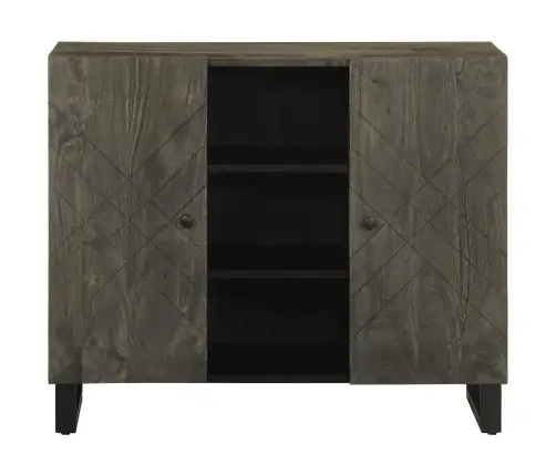 Indauja Juoda 90X33X75 Cm Masyvo Mango