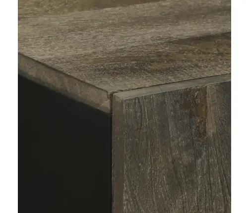 Indauja Juoda 90X33X75 Cm Masyvo Mango