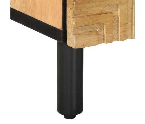 Spintelė Prie Lovos Ruda 40X33X46 Cm Medžio Masyvo Mango