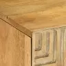 Tv Skapis Brūns 105X33X46 Cm Masīvkoka Mango Vidaxl
