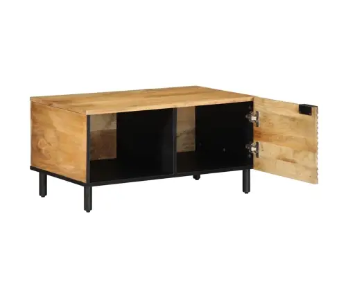 Kafijas Galdiņš Brūns 80X50X40 Cm Masīvkoka Mango Vidaxl