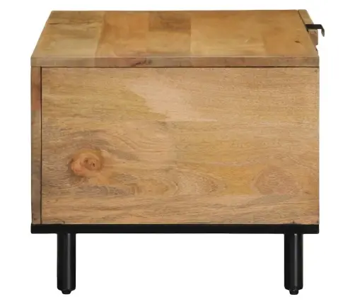 Kafijas Galdiņš Brūns 80X50X40 Cm Masīvkoka Mango Vidaxl