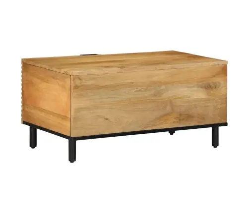 Kafijas Galdiņš Brūns 80X50X40 Cm Masīvkoka Mango Vidaxl