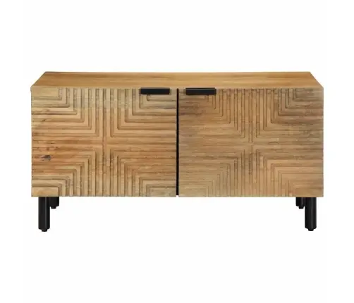 Kafijas Galdiņš Brūns 80X50X40 Cm Masīvkoka Mango Vidaxl