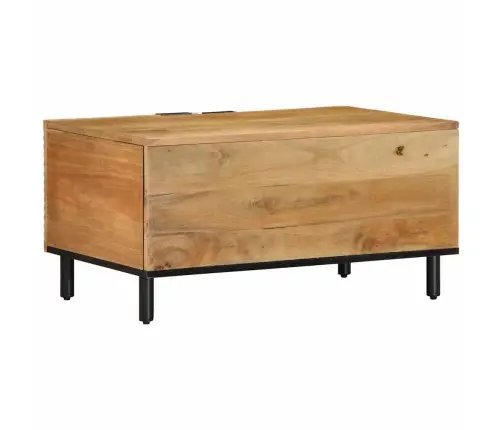 Kafijas Galdiņš Brūns 80X50X40 Cm Masīvkoka Mango Vidaxl