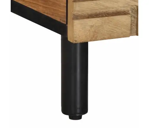 Kafijas Galdiņš Brūns 80X50X40 Cm Masīvkoka Mango Vidaxl