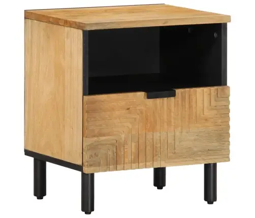 Naktsskapītis Brūns 40X33X46 Cm Masīvkoka Mango Vidaxl