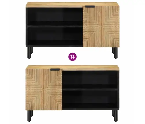 Telerikapp Pruun 80X31,5X46 Cm Täispuidust Mango