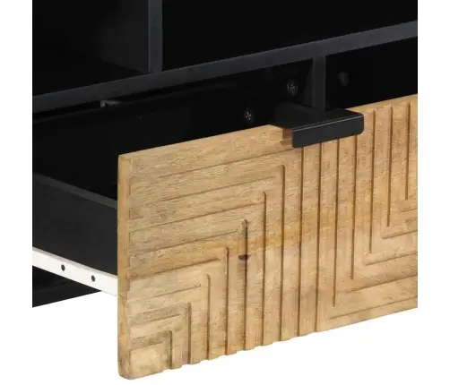 Televizoriaus Spintelė Ruda 100X33X46 Cm Medžio Masyvo Mango