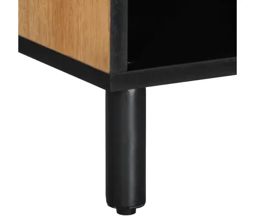 Televizoriaus Spintelė Ruda 100X33X46 Cm Medžio Masyvo Mango