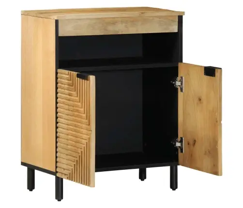 Bufete Brūns 60X33X75 Cm Masīvkoka Mango Vidaxl