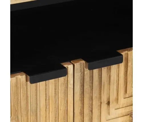 Bufete Brūns 60X33X75 Cm Masīvkoka Mango Vidaxl