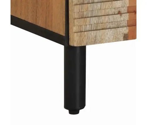 Šalia Lovos Spintelė Su Stalčių Ruda 50 X 33 X 60 Cm