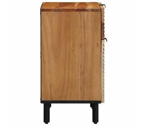 Šalia Lovos Spintelė Su Stalčių Ruda 50 X 33 X 60 Cm