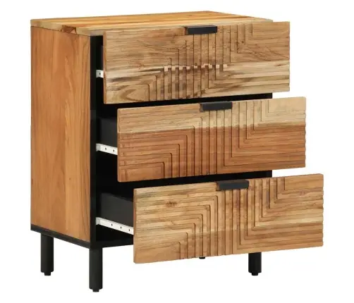 Naktsgaldiņš 50X33X62 Cm Cieta Akācija Vidaxl