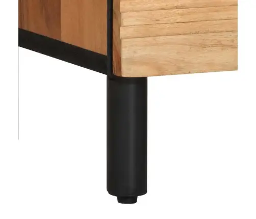 Šalia Lovos Spintelė Su Stalčių Ruda 50 X 33 X 62 Cm