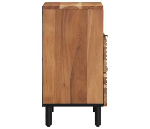 Šalia Lovos Spintelė Su Stalčių Ruda 50 X 33 X 62 Cm