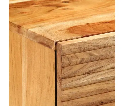 Šalia Lovos Spintelė Su Stalčių Ruda 50 X 33 X 60 Cm