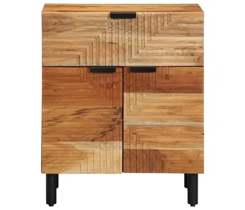 Šalia Lovos Spintelė Su Stalčių Ruda 50 X 33 X 60 Cm