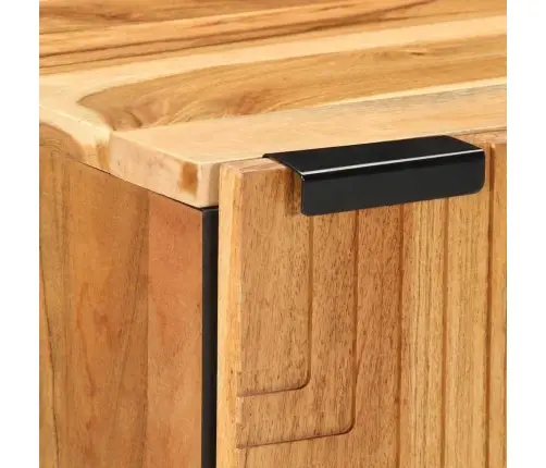 Vannitoa Kraanikausi Kapp Riiuliga Tugev Akatsiapuu Tehispuit