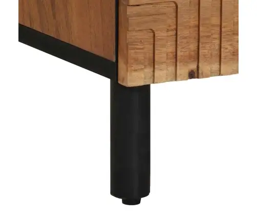 Sānu Skapītis 40X33X75 Cm Cietais Koks Akācija Vidaxl