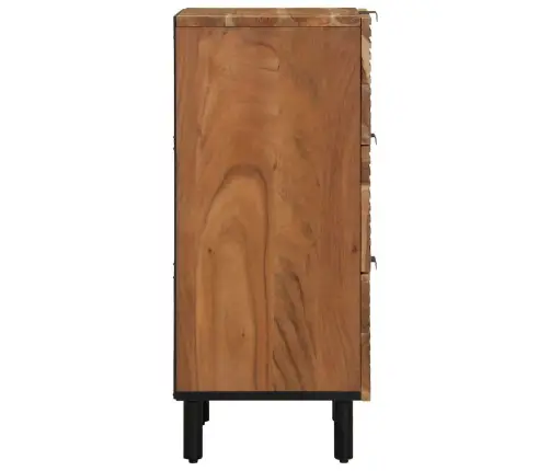 Sānu Skapītis 40X33X75 Cm Cietais Koks Akācija Vidaxl