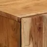 Augstais Skapītis 60X33X100 Cm Cietkoks Akācija Vidaxl